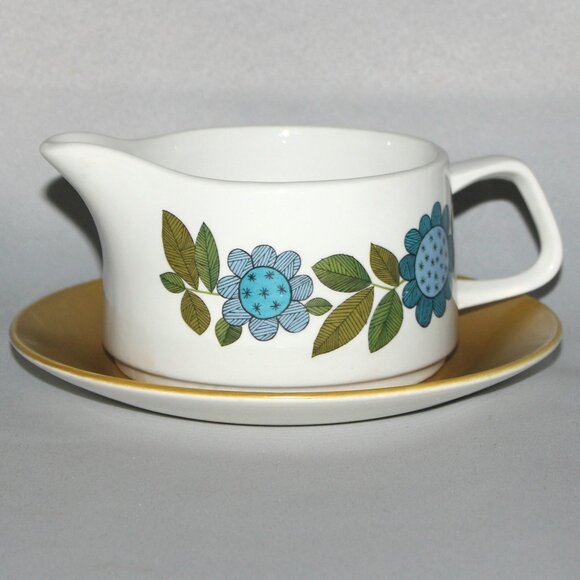 Antique German Gravy Boat | Steingutfabrik Witteburg - Picture 10 of 13